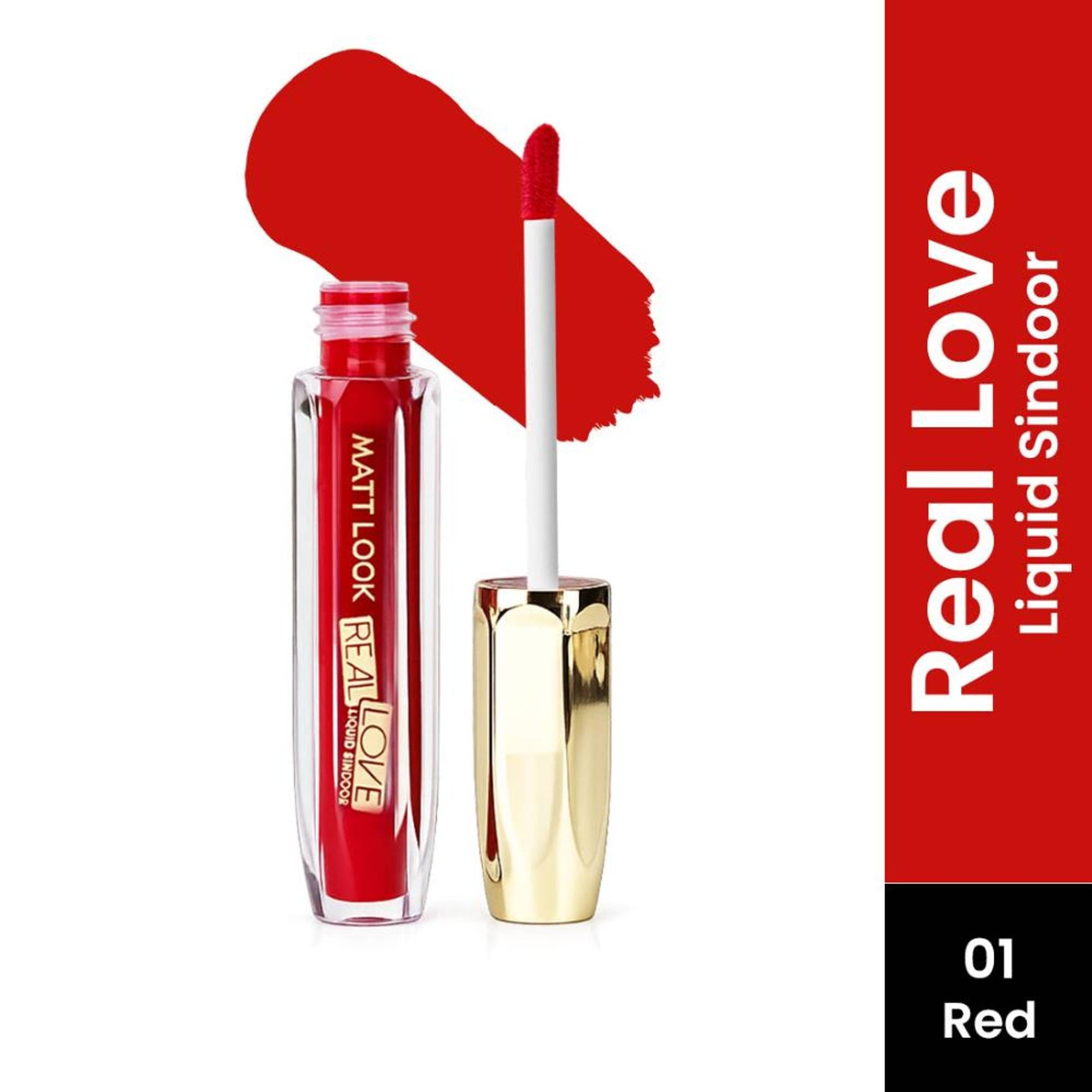 Matt look Real Love Liquid Sindoor - Red