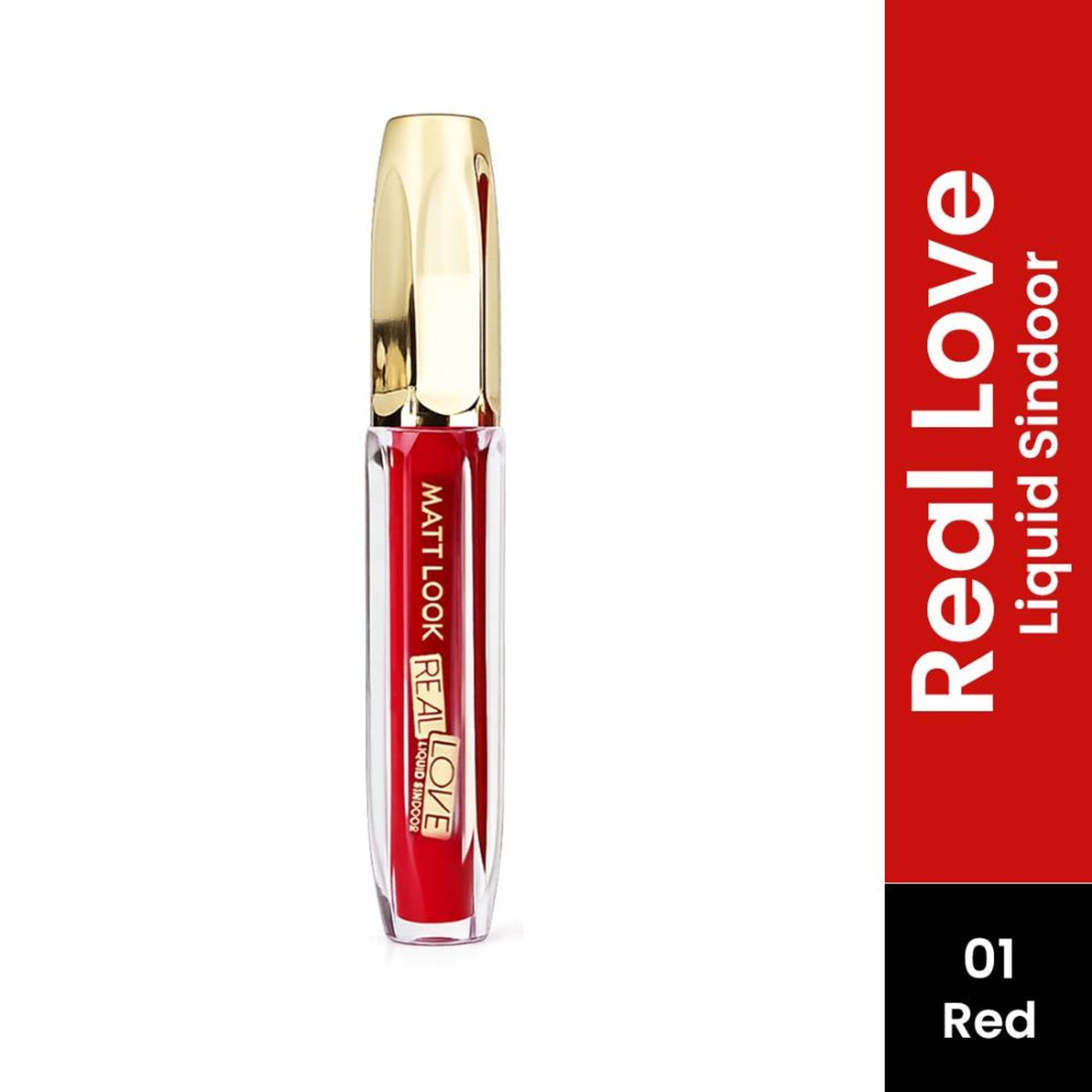 Matt look Real Love Liquid Sindoor - Red