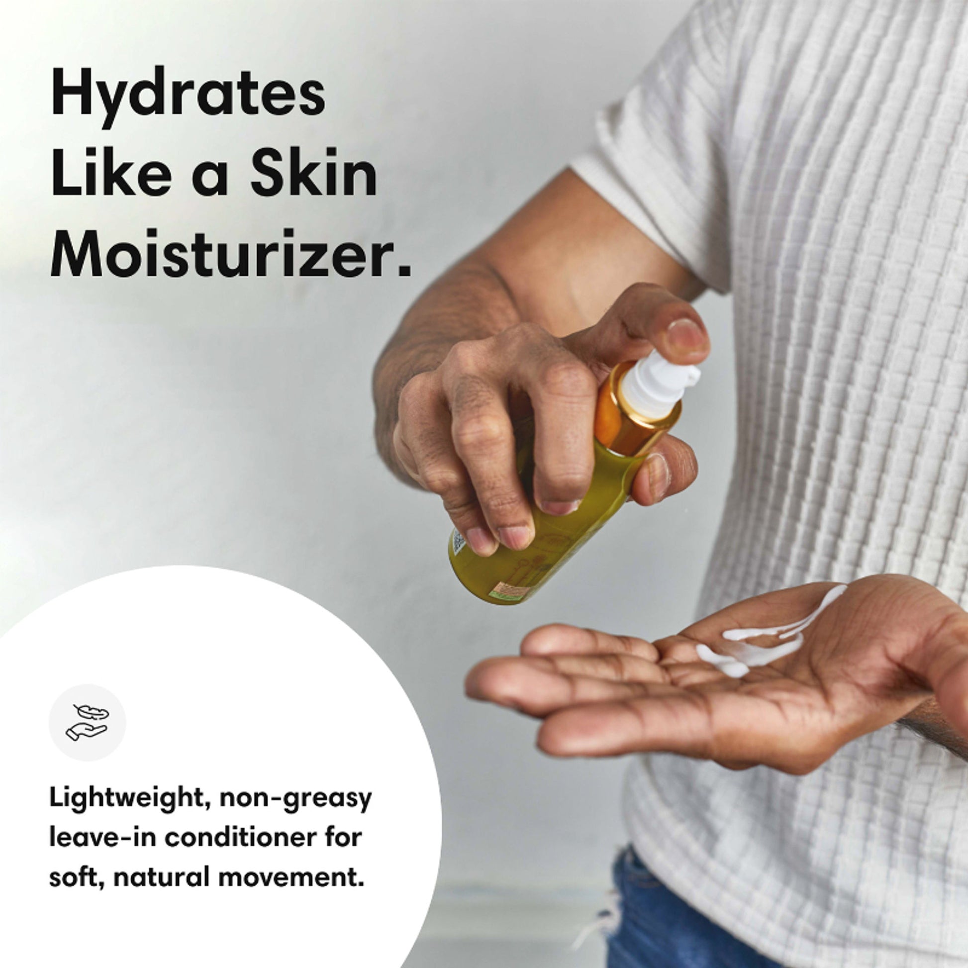 The Earth Collective Hair Moisturizer - Hydrating Leave On Hair Serum With Goji Berries & Oats