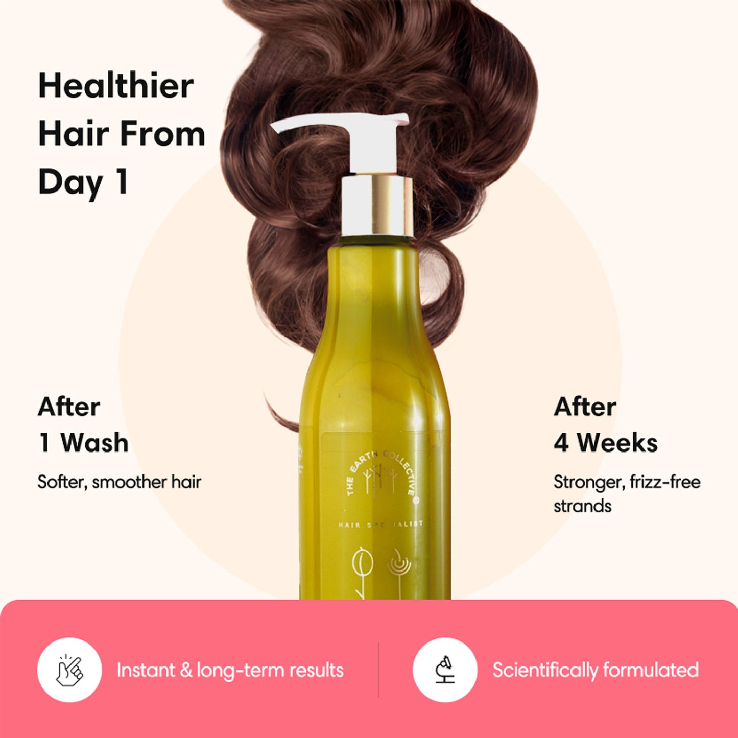 The Earth Collective Co-Wash Conditioner Only Wash With Keratin