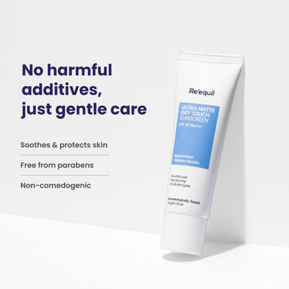 Re'equil Ultra Matte Dry Touch Sunscreen SPF 50 PA++++