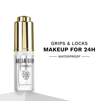 PAC Aqua Grip Primer - Infused with Silicone, Lightweight, Waterproof, Prolongs Makeup Wear
