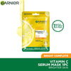 Garnier Skin Naturals Face Serum Sheet Mask - Bright Complete