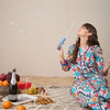 Dhiyona IE Floral Printed V-Neck Pure Cotton Tunic With Trouser