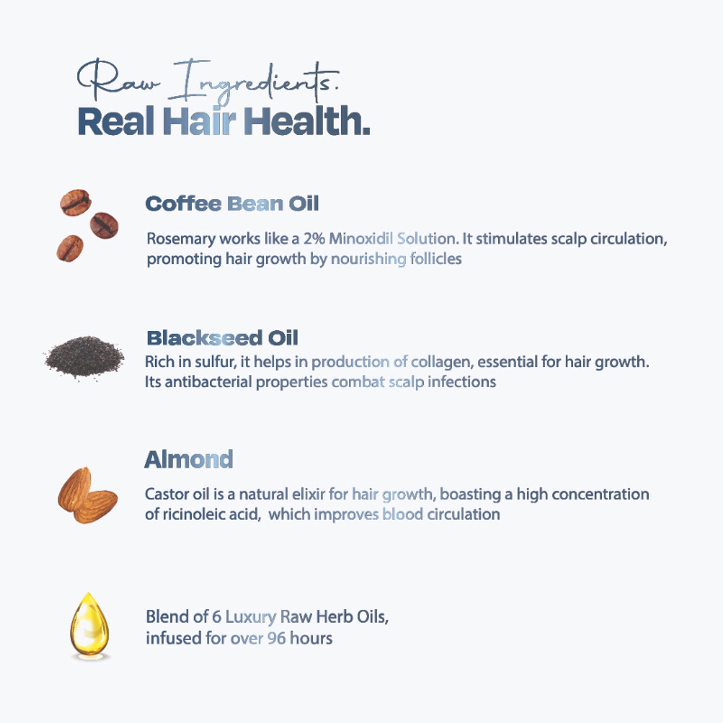 Sacred Grove Nourishing Hair Oil Coffee Bean & Blackseed For Strengthening Dry Damaged Hair
