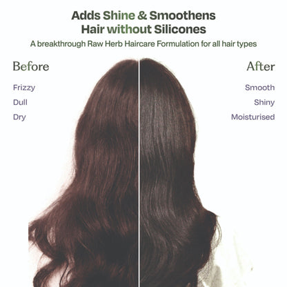 Sacred Grove Argan Oil Frizz Control Serum for Dry Damaged Frizzy Hair Leave in Serum Silicone Free