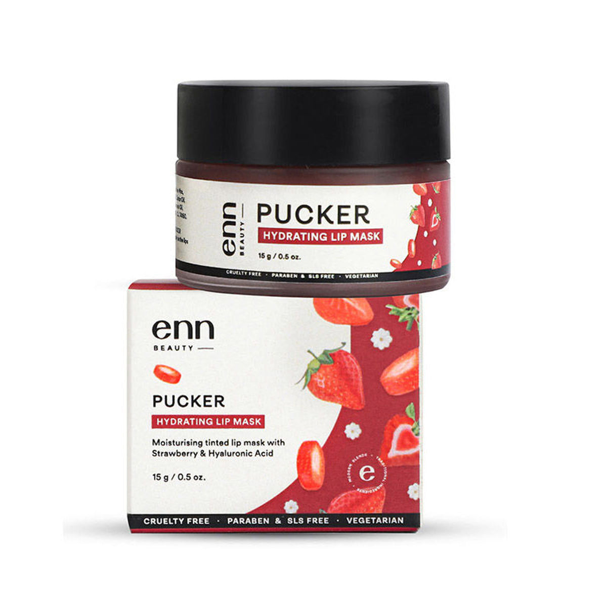 ENN Pucker Tinted Lip Balm - Hydrating Care for Dry, Dark & Pigmented Lips