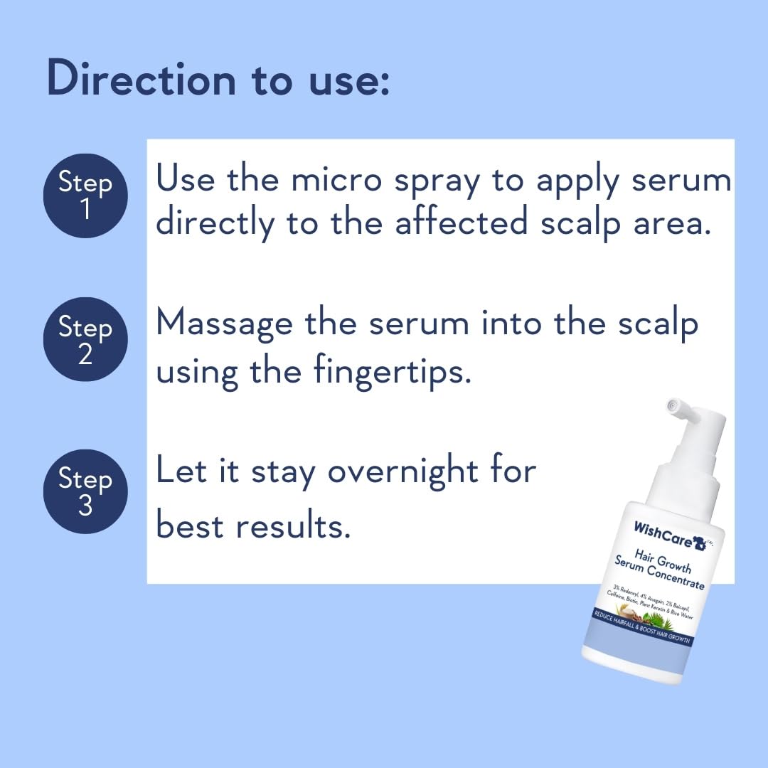 Hair Growth Serum - Direction to use