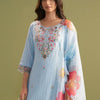Dhiyona IE Women Ethnic Motifs Embroidered Thread Work Kurta with Trousers & With Dupatta