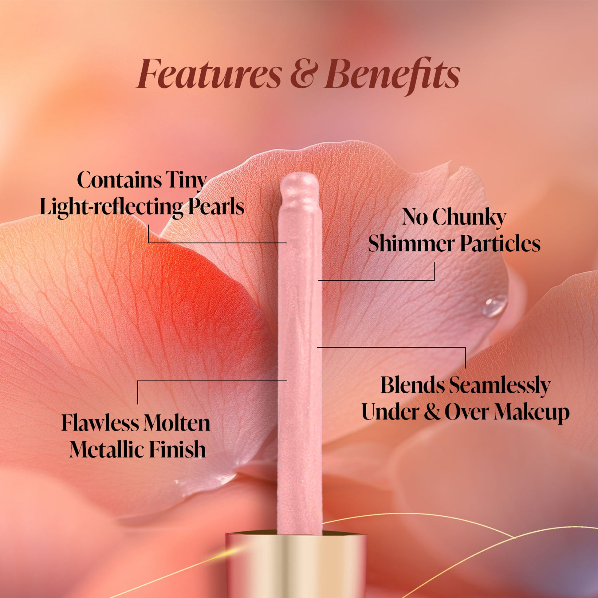 Faces Canada 3 In 1 Liquid Highlighter - Gold 01