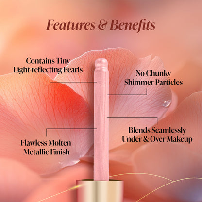 Faces Canada 3 In 1 Liquid Highlighter - Rose Gold 03