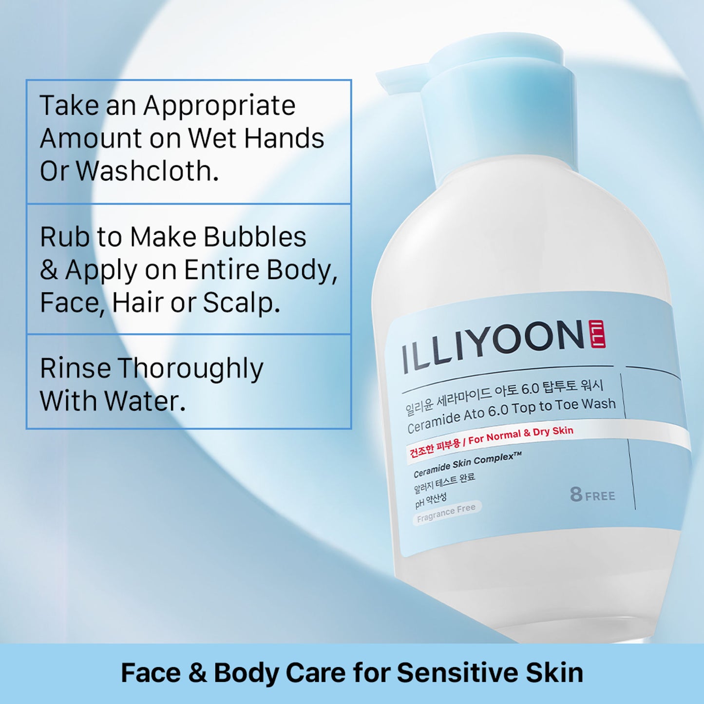 Illiyoon Ceramide Ato 6.0 Top To Toe Wash