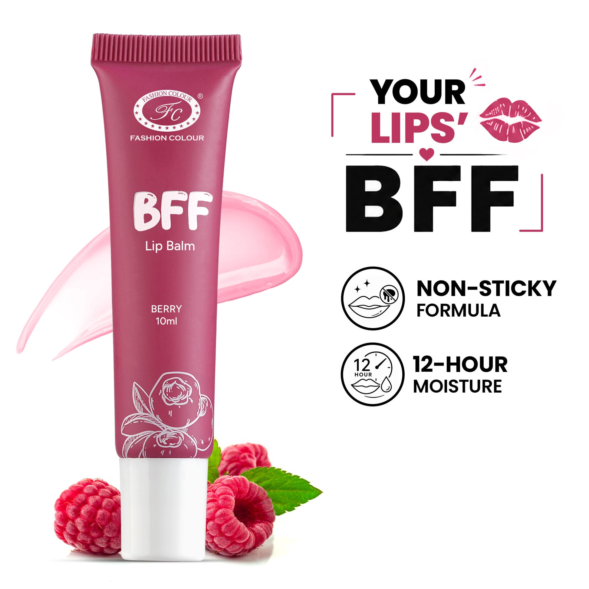 FASHION COLOUR BFF Lip Balm - Berry