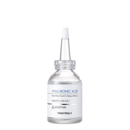 TONYMOLY Korean Inkey Library Hyaluronic Acid Ampoule to Hydrate & Moisturise Dry, Dehydrated Skin
