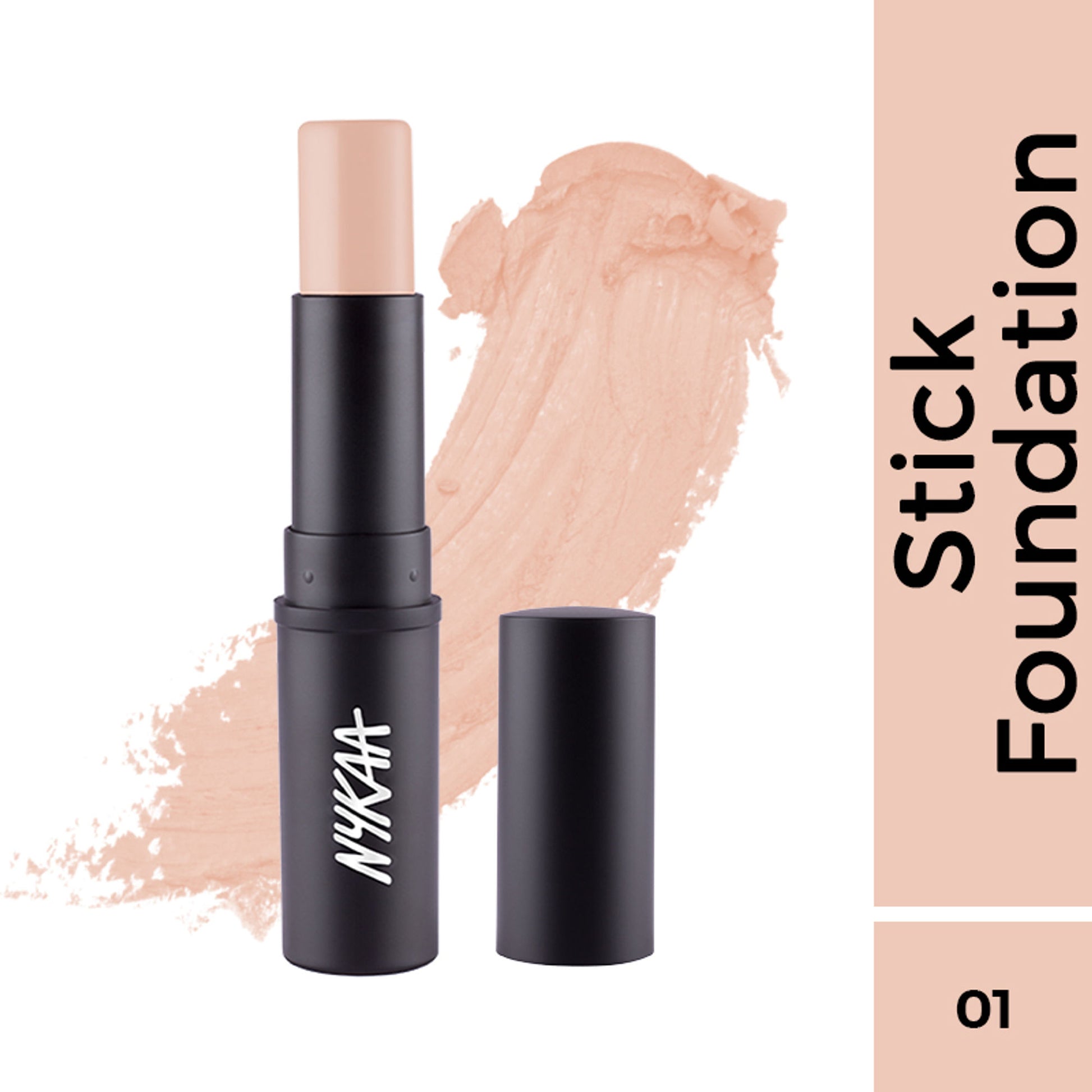 Nykaa Cosmetics SKINgenius Foundation Stick Conceal Contour & Corrector - Creamy Bisque 01