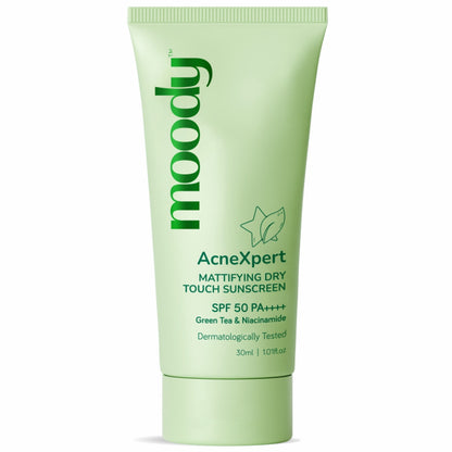 Moody AcneXpert Mattifying SPF 50 PA ++++ Niacinamide for Oil & Acne Control