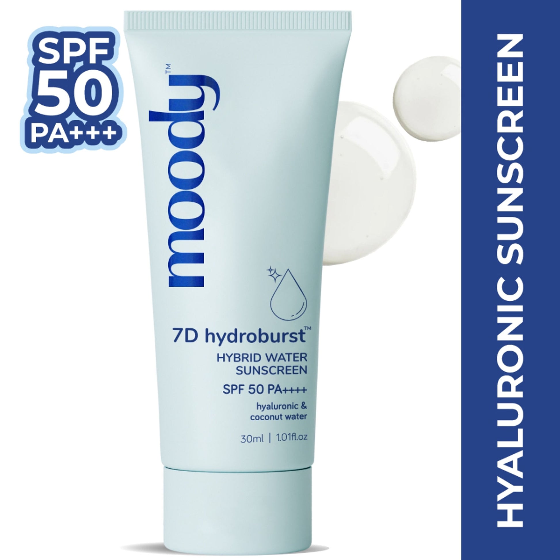 Moody Hydro Burst Water Sunscreen with SPF 50