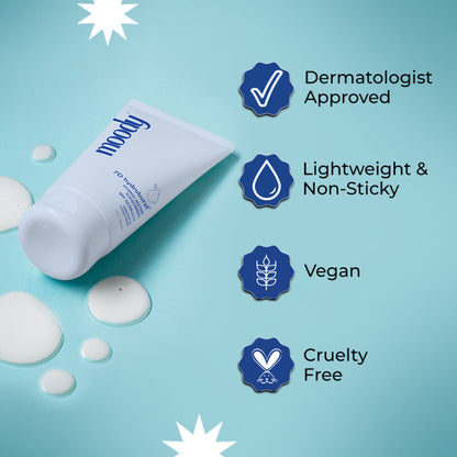Moody Hydro Burst Water Sunscreen with SPF 50