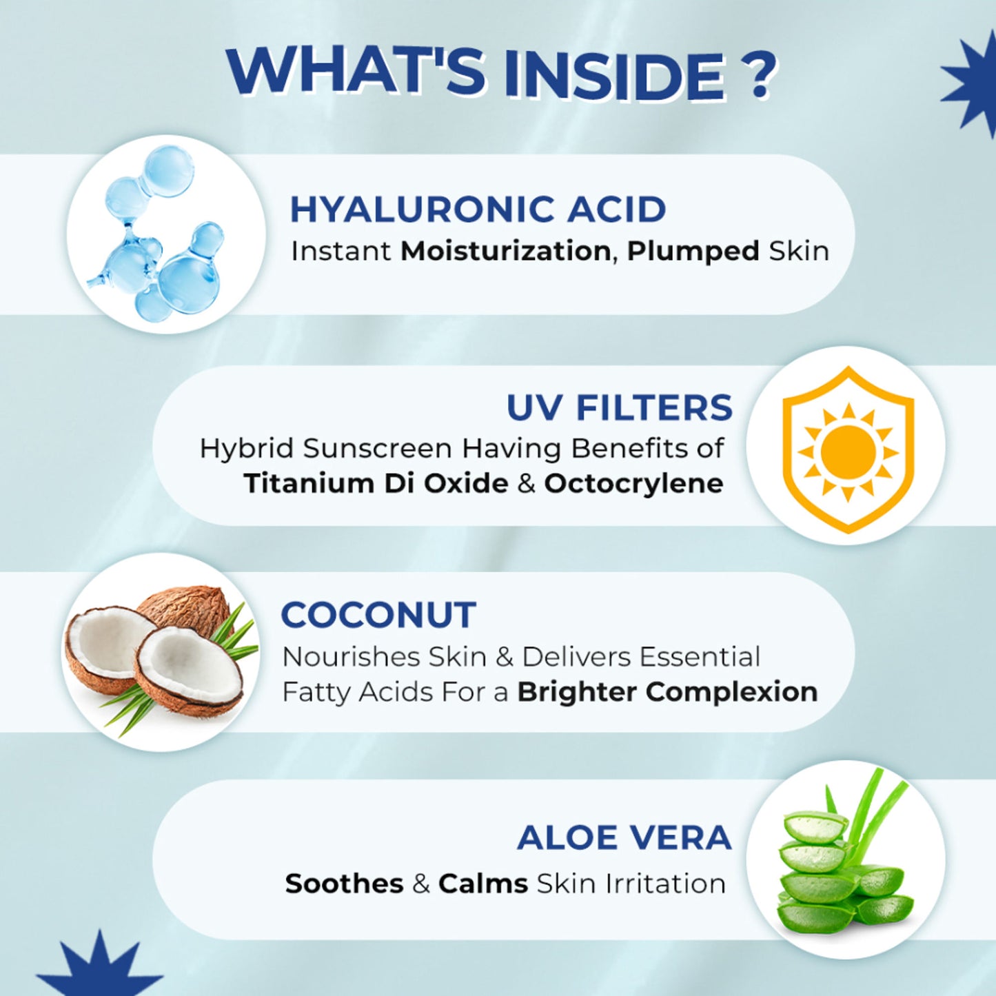 Moody Hydro Burst Water Sunscreen with SPF 50