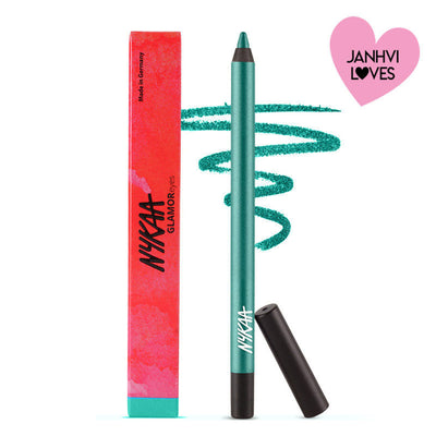 Nykaa Glamoreyes Waterproof & Smudgeproof Shimmer Eye Pencil - Teal Spell 02