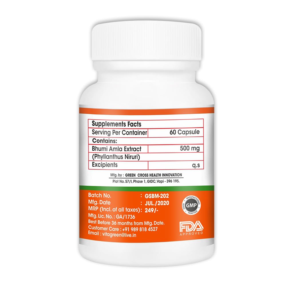 Vitagreen Ayurveda Bhumi Amla Capsules