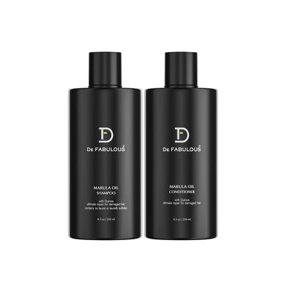 De Fabulous Marula Oil Shampoo + Conditioner Combo