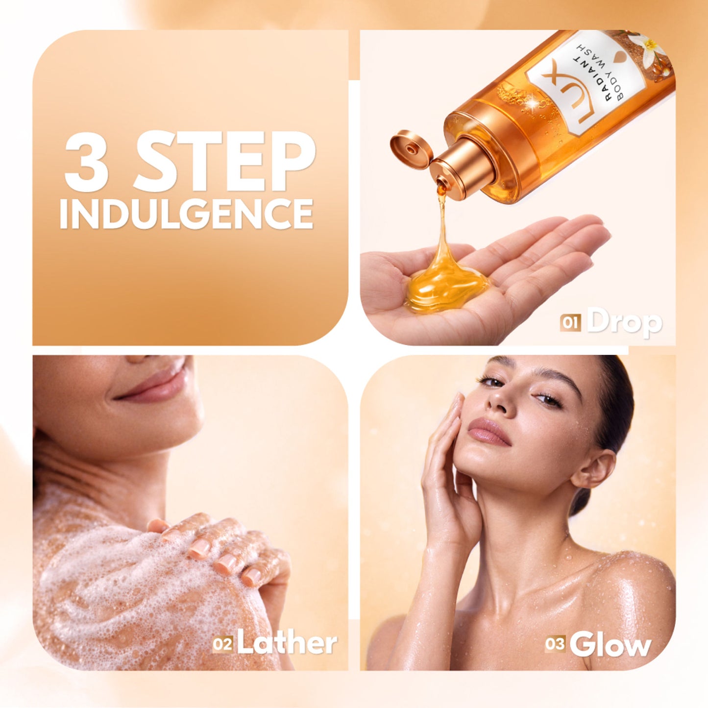 Lux Luxurious Sandalwood Body Wash