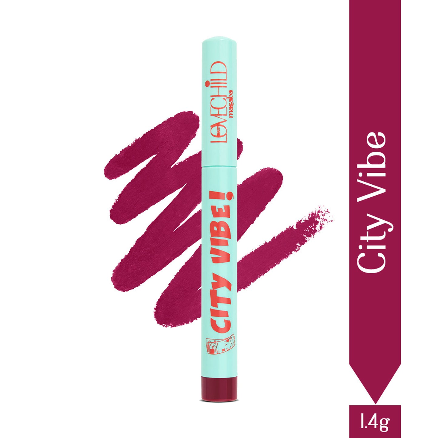 LoveChild Masaba Volumizing Matte Crayon Lipstick - City Vibe