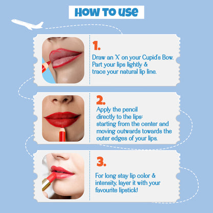 LoveChild Masaba Passport Pucker Matte Lip Liner - Siesta