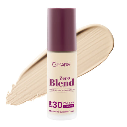 MARS SPF30 PA+++ Zero Blend Weightless Foundation - 02 Shell Coconut