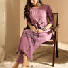 Dhiyona IE Women Floral Embroidered Regular Thread Work Pure Cotton Kurta with Trousers