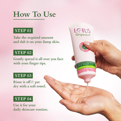 Lotus Organics Precious Brightening Face Wash