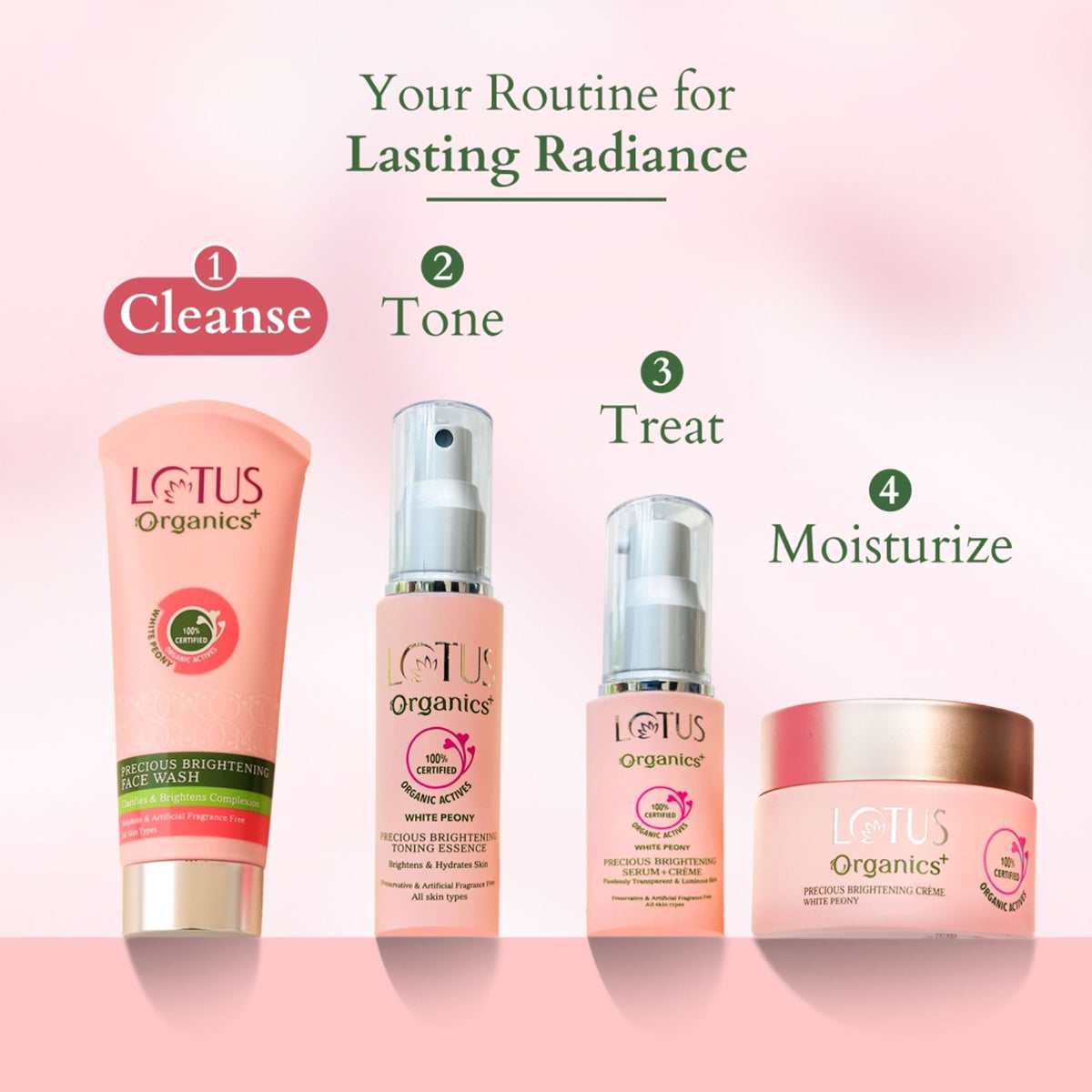 Lotus Organics Precious Brightening Face Wash