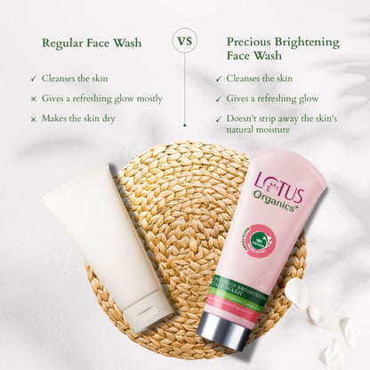 Lotus Organics Precious Brightening Face Wash