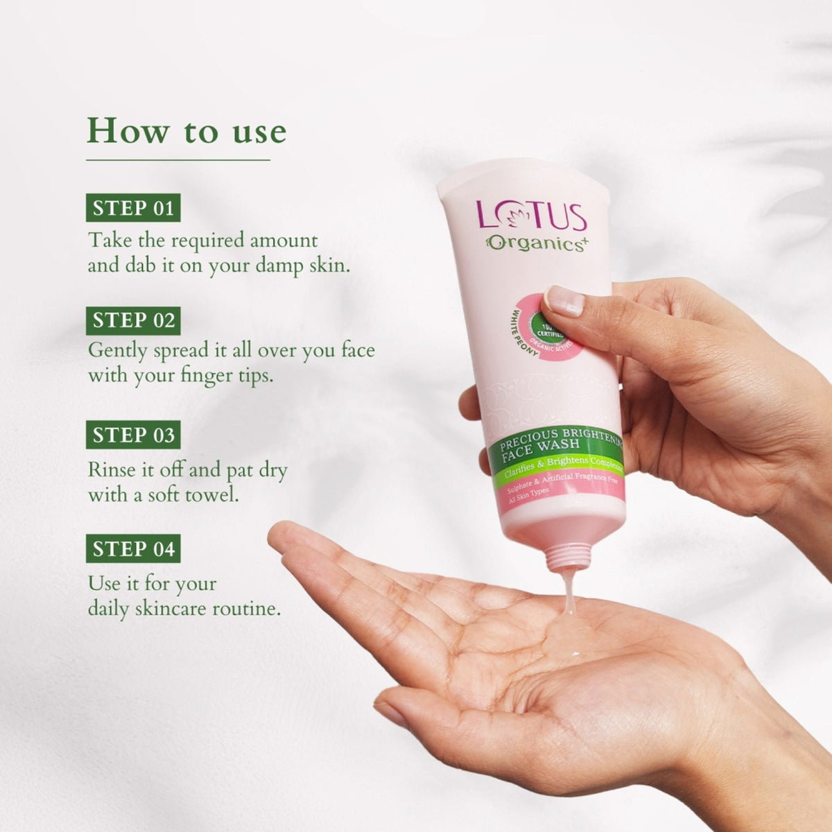 Lotus Organics Precious Brightening Face Wash