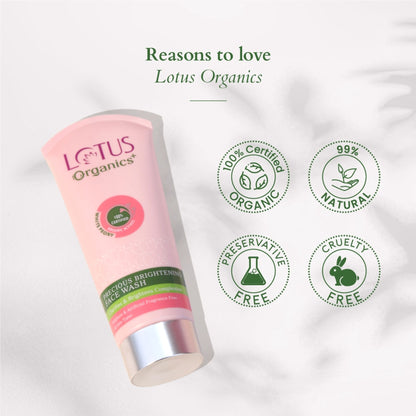 Lotus Organics Precious Brightening Face Wash