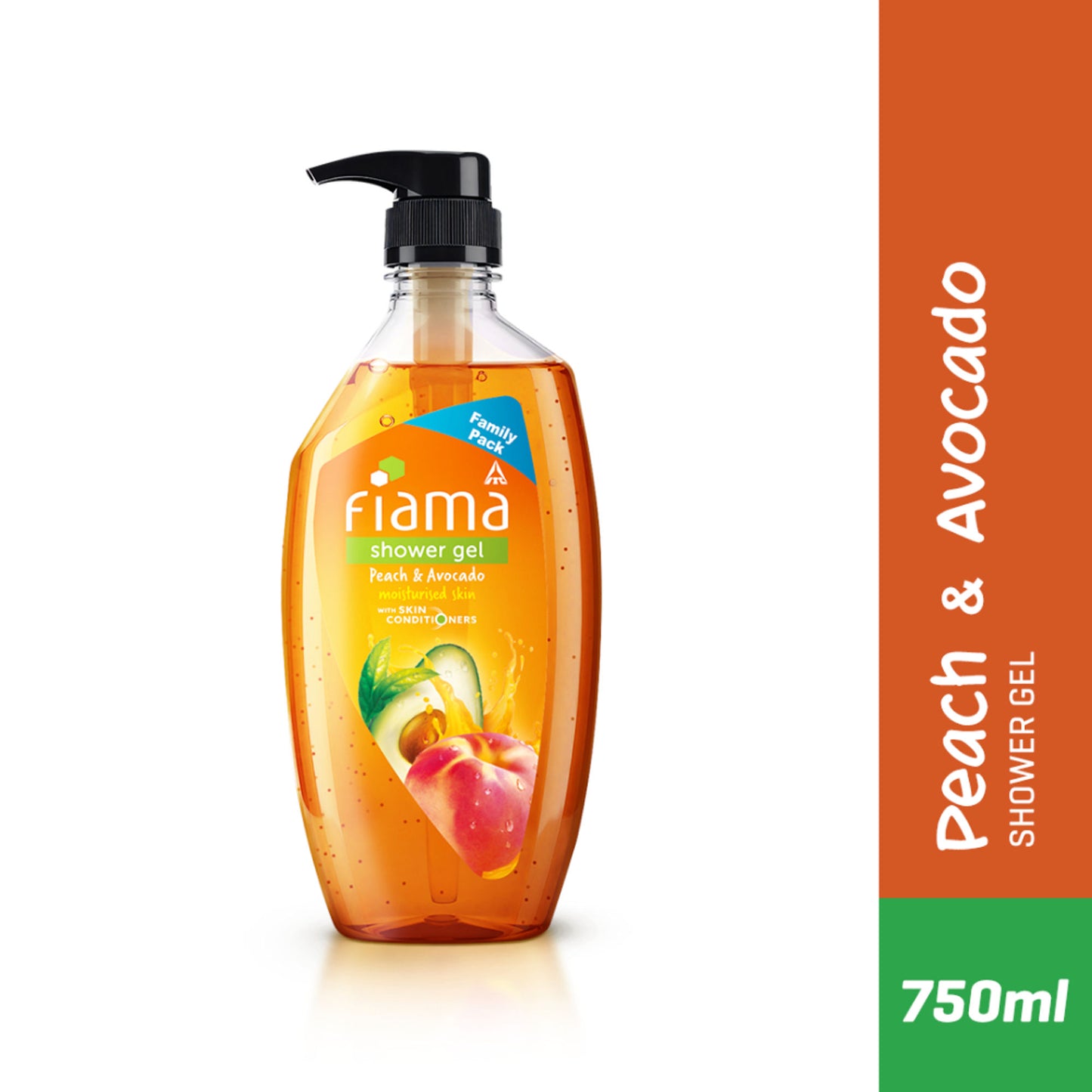 Fiama Shower Gel Peach & Avocado Body Wash For Soft Moisturised & Hydrating Skin