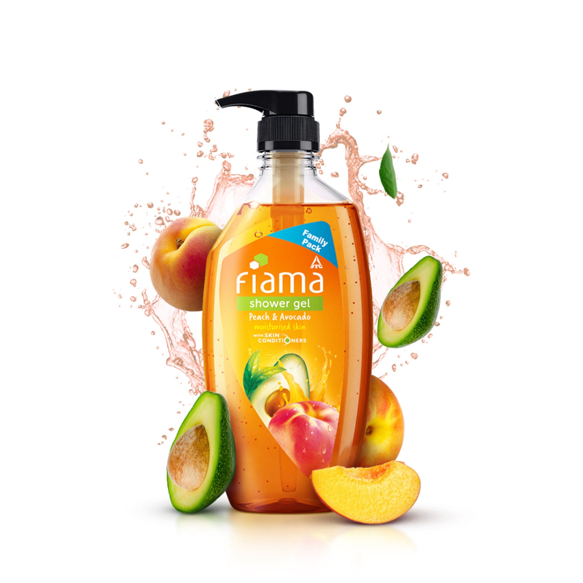 Fiama Shower Gel Peach & Avocado Body Wash For Soft Moisturised & Hydrating Skin