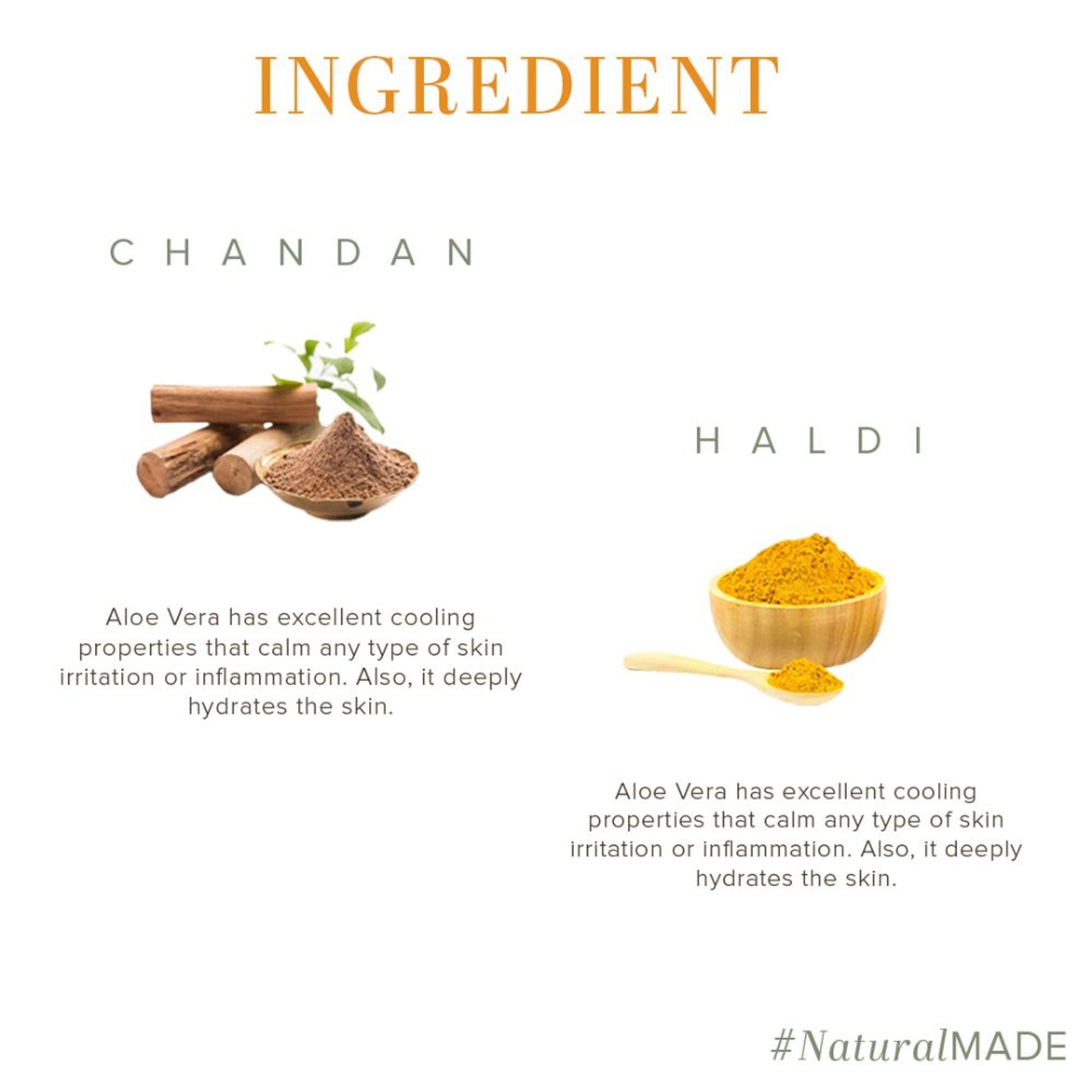 Khadi Natural Chandan Haldi Soap Pack of 5