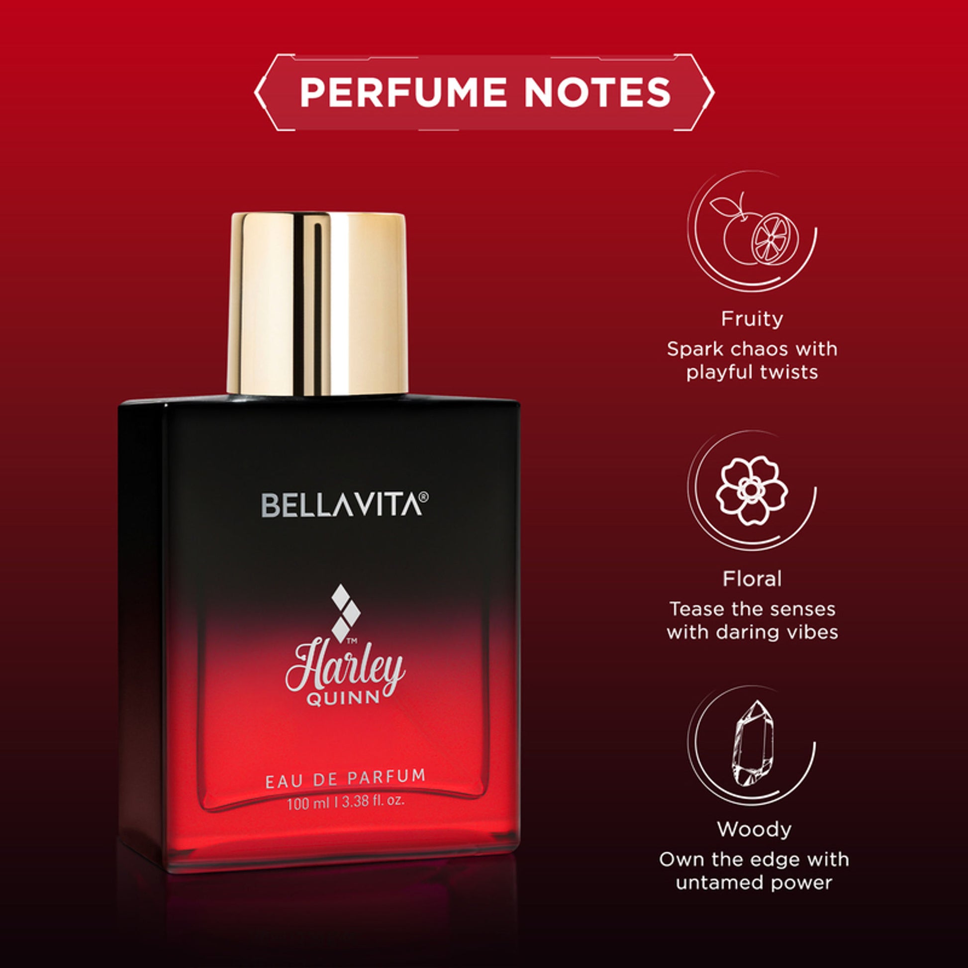Bella Vita Organic Harley Quinn Long Lasting Eau De Parfume