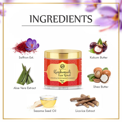 Nuerma Science Kumkumadi Saffron Face Scrub