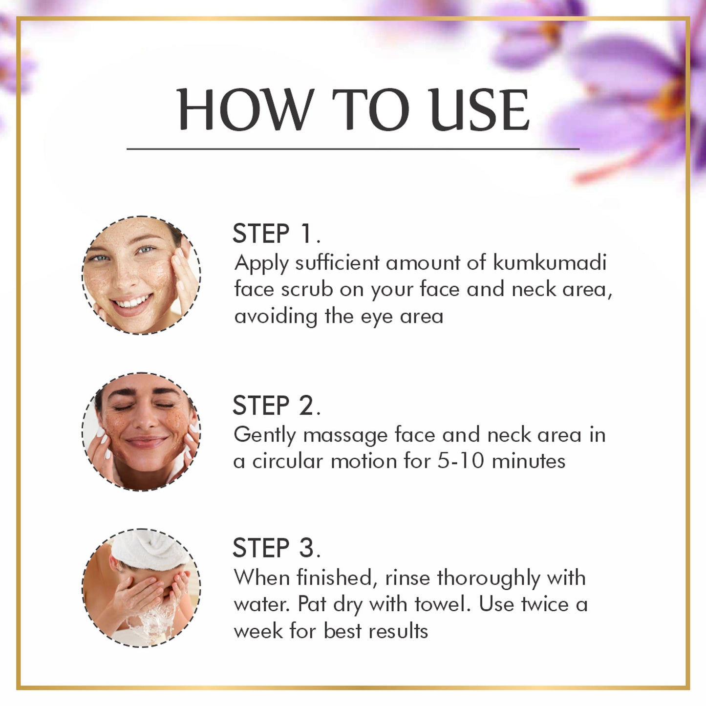 Nuerma Science Kumkumadi Saffron Face Scrub