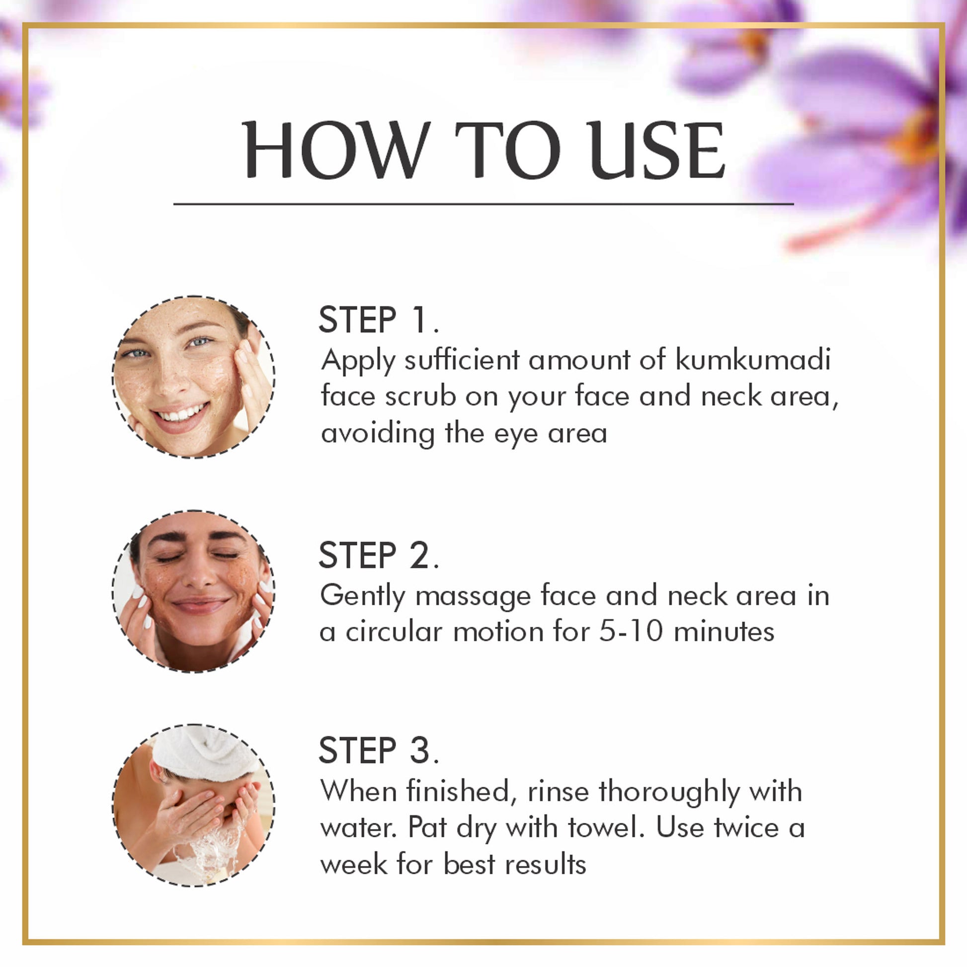 Nuerma Science Kumkumadi Saffron Face Scrub