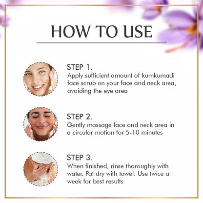 Nuerma Science Kumkumadi Saffron Face Scrub