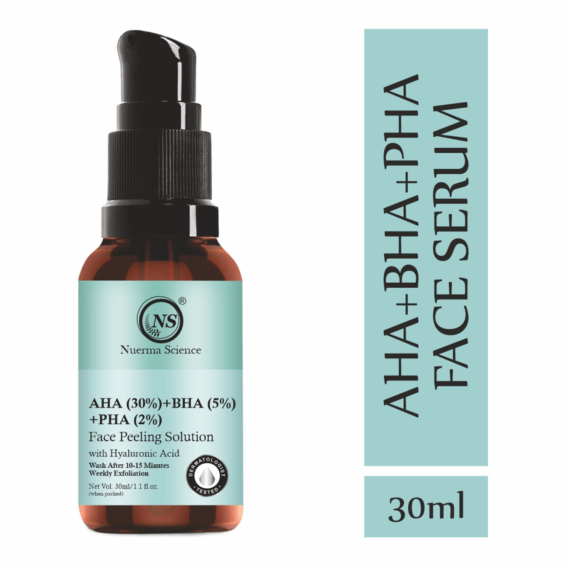 Nuerma Science AHA 30% + BHA 5% + PHA 2% Face Peeling Solution Serum