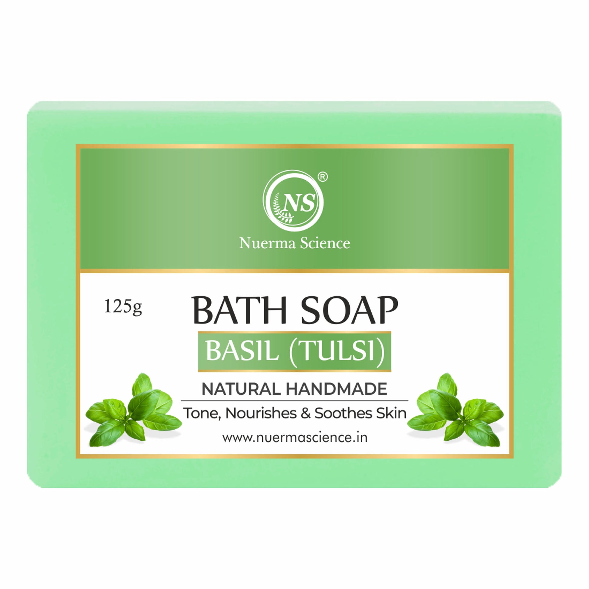 Nuerma Science Natural Basil Handmade Soap