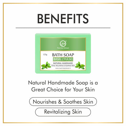 Nuerma Science Natural Basil Handmade Soap
