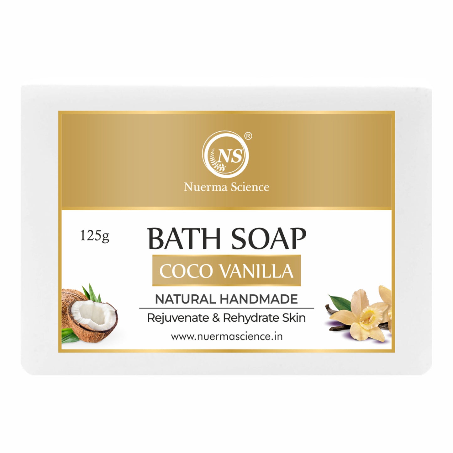 Nuerma Science Natural Vanilla Handmade Soap