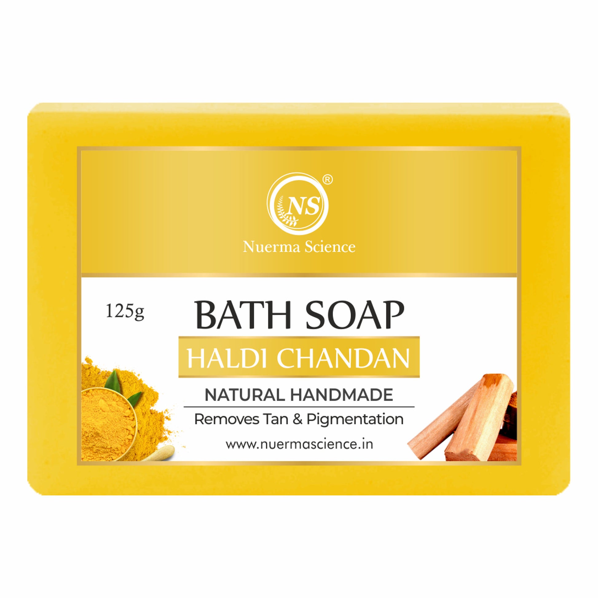 Nuerma Science Natural Chandan Haldi Handmade Soap