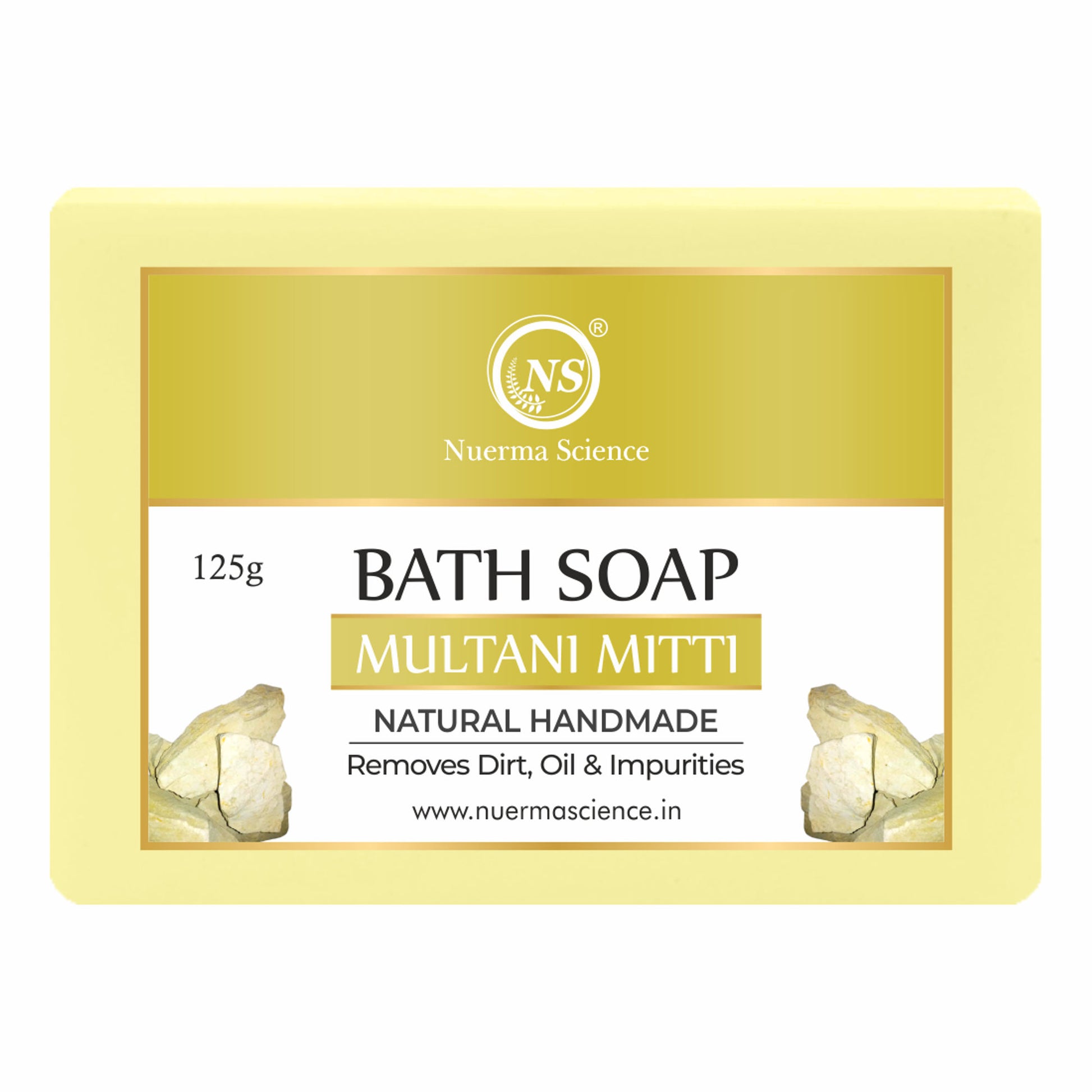 Nuerma Science Natural Multani Mitti Handmade Bath Soap